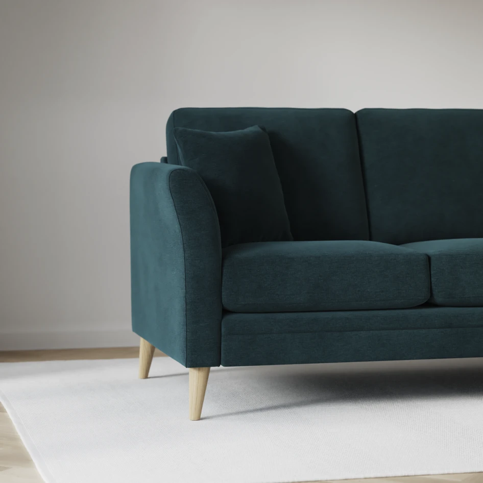 Eden - 2,5-sits soffa svängd - Blå