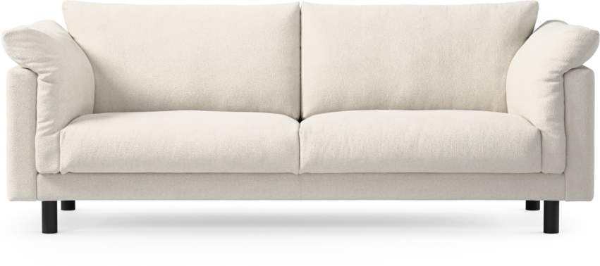 Cherrie - 3-sits soffa, fast klädsel - Vit