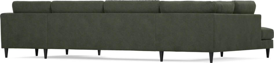Bridge - 3-sits soffa med divan vänster och schäslong höger - Grön