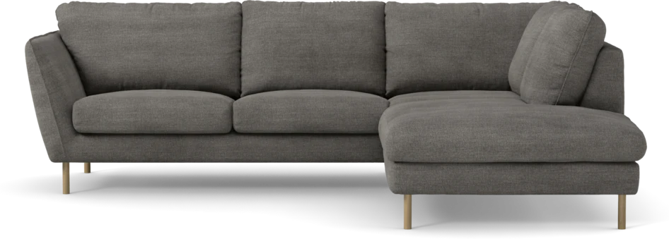 Madison Lux - 2-sits soffa med divan höger - Grå