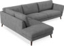 Madison - 3-sits soffa med divan vänster - Vit