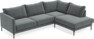 Impression - 3-sits soffa med divan höger - Grå