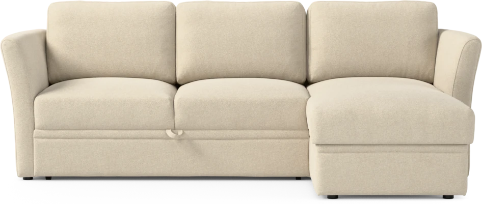 Öland - Bäddsoffa med schäslong höger - Beige