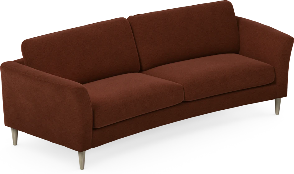 Bridge - 3-sits soffa svängd - Orange