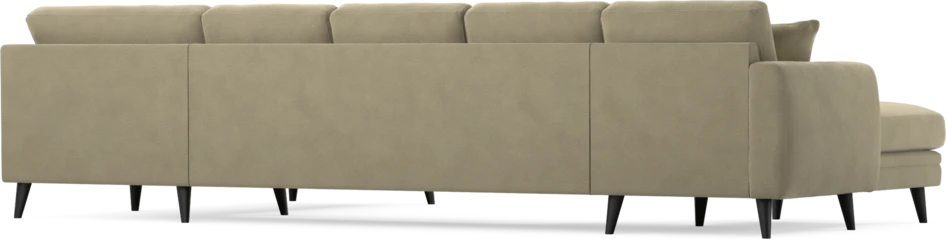 Eden - 3-sits soffa med schäslong vänster och divan höger - Beige