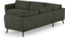 Bridge - Hörnsoffa, 3+3-sits - Grön