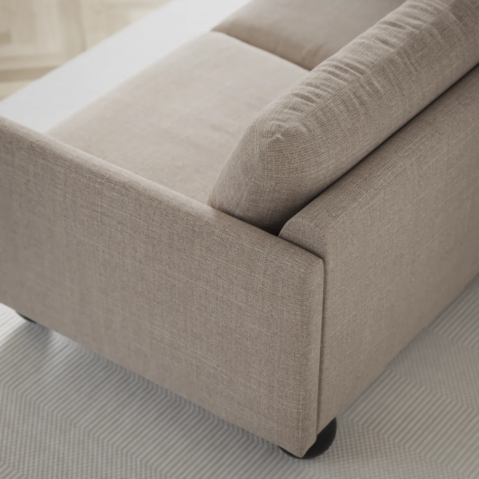 Madison - 2-sits soffa med divan vänster och schäslong höger - Beige