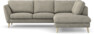 Madison - 2-sits soffa med divan höger - Vit