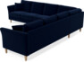 Eden - Hörnsoffa 3+3 - Blå
