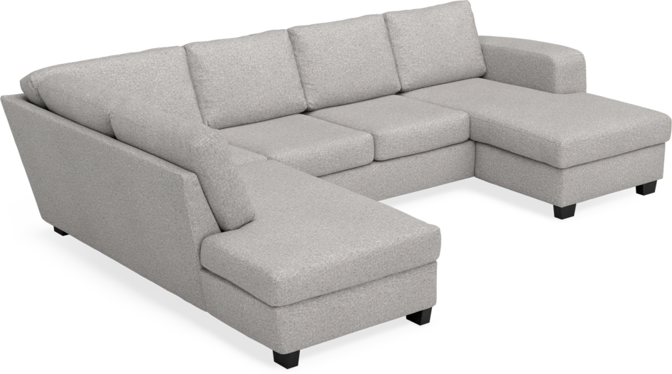 Friday - 3-sits soffa med divan vänster och schäslong höger - Vit