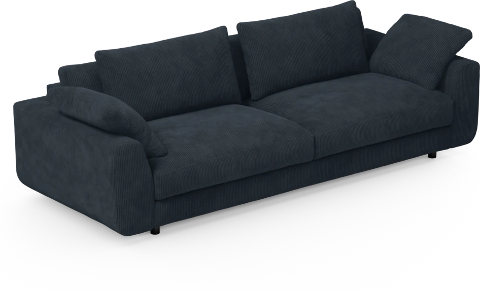 Amie - 4-sits soffa - Blå