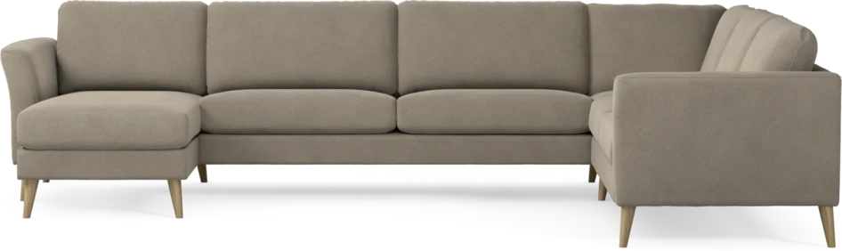 Bridge - Hörnsoffa, 3+2-sits med schäslong vänster - Beige