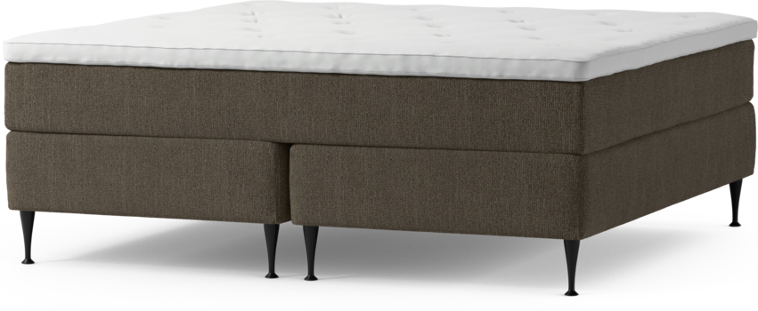 Delux Exclusive - Kontinentalsäng, dubbelsäng med bäddmadrass och sängben