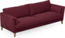 Winston - 4-sits soffa - Röd