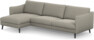 Madison Lux - 3-sits soffa med schäslong vänster - Grå