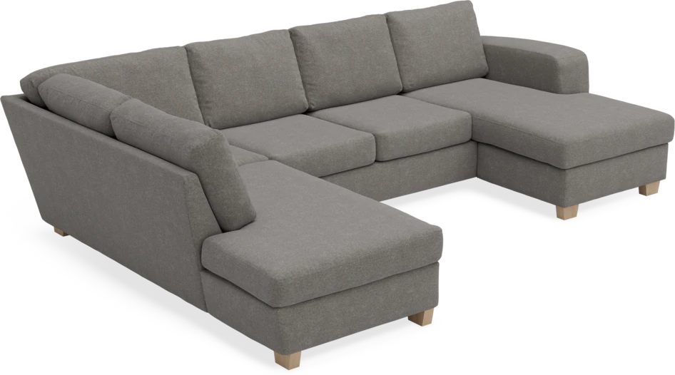 Friday - 3-sits soffa med divan vänster och schäslong höger - Grå