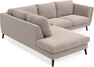 Madison - 2-sits soffa med divan vänster - Beige