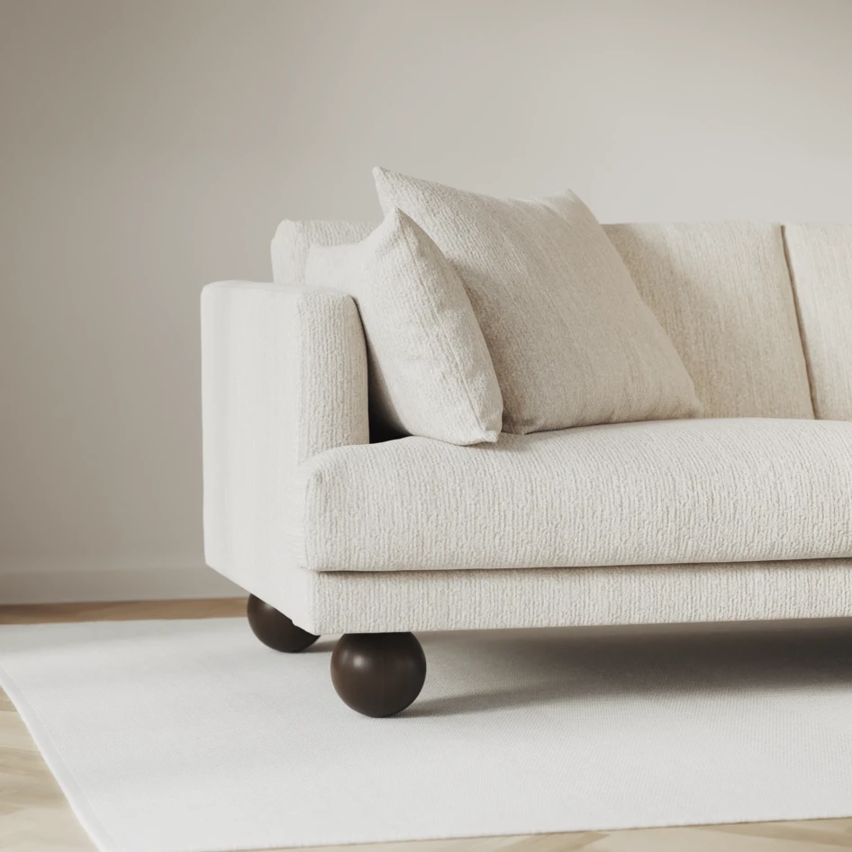 Harper - 4-sits soffa - Vit