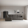 Friday - 2,5-sits soffa med divan vänster - Grå