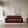 Bella - Bäddsoffa 3-sits - Röd