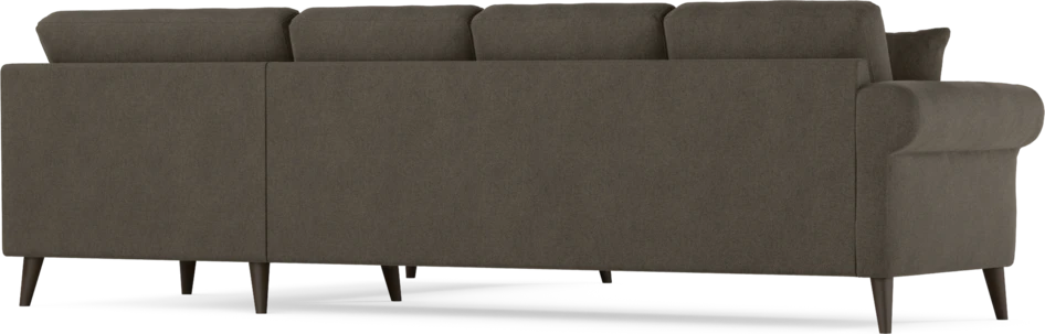 Eden - Hörnsoffa, 3+2-sits - Brun