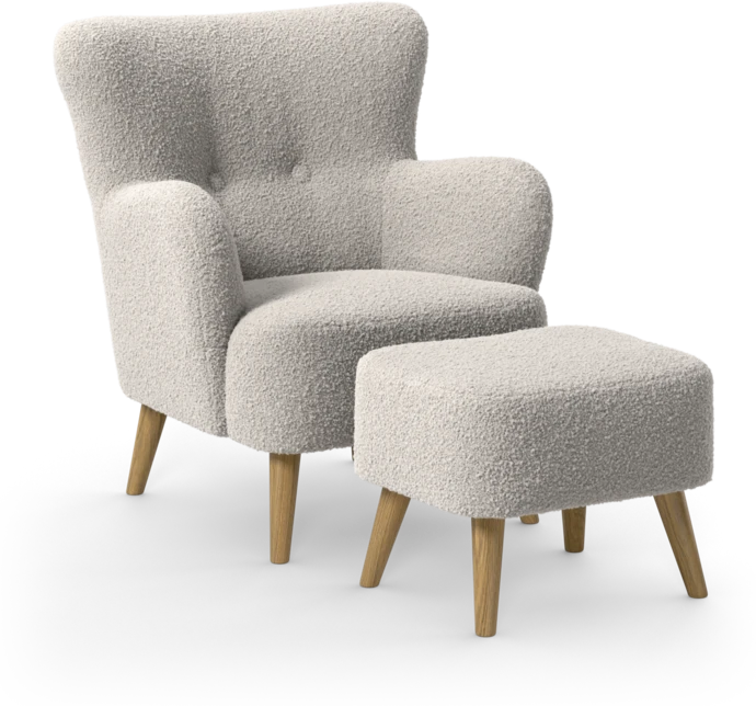 Timmy, Fåtölj med fotpall