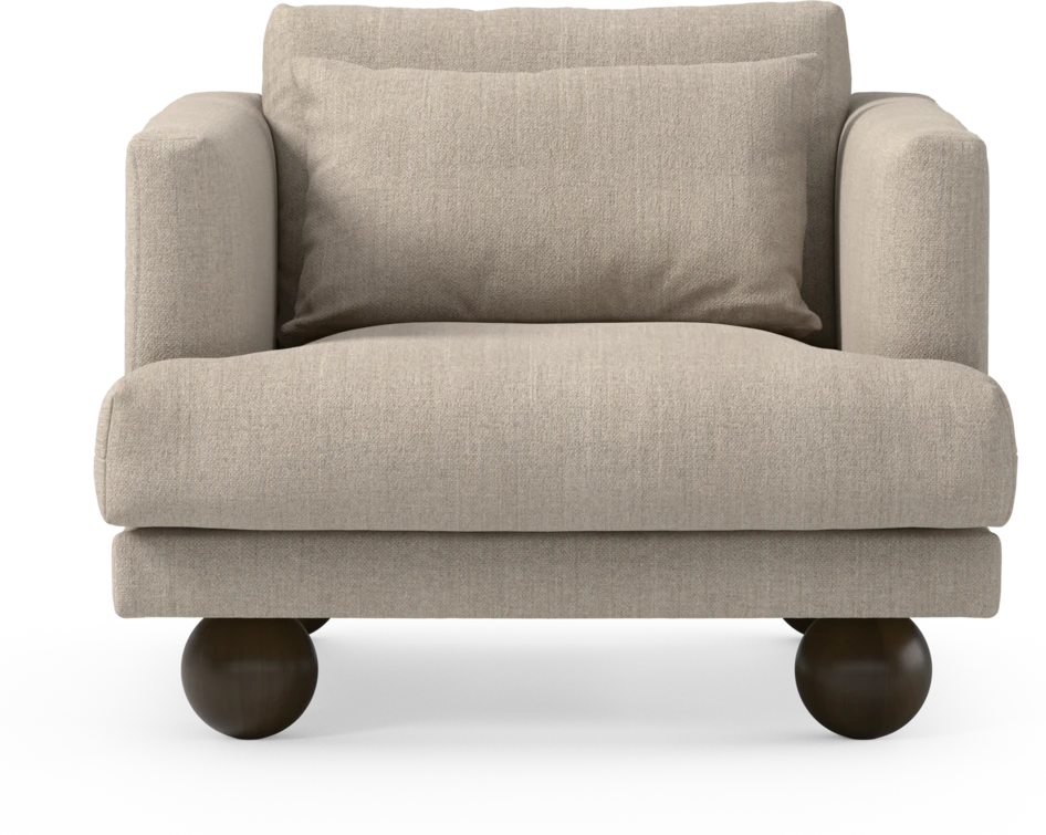 Harper - Fåtölj, 75 cm - Beige