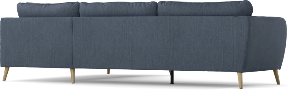 County - 2,5-sits soffa med divan höger - Blå