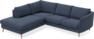 Madison - 2-sits soffa med divan vänster - Blå