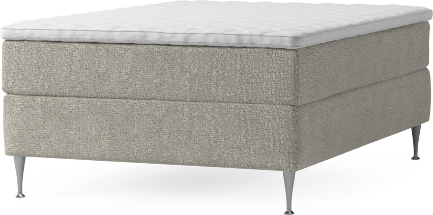 Delux Exclusive - Kontinentalsäng, enkelsäng 140 cm med bäddmadrass och sängben