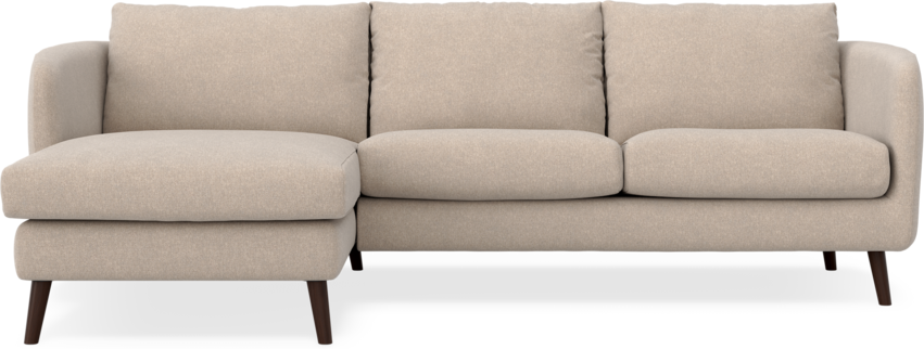 Madison Lux - 2-sits soffa med schäslong vänster - Beige