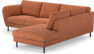 Madison Lux - 2-sits soffa med divan höger - Orange