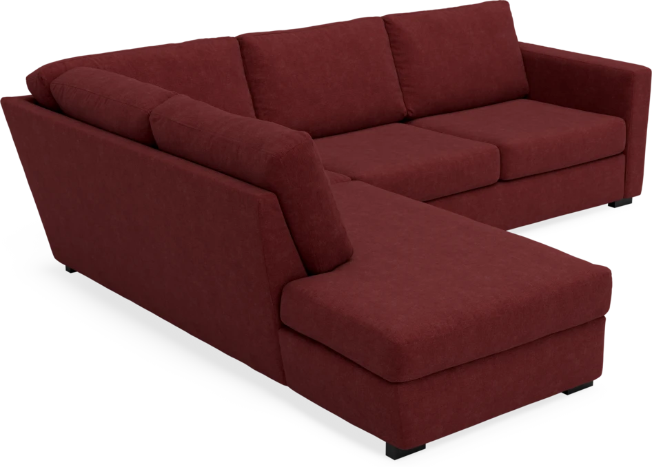 Friday - 2,5-sits soffa med divan vänster - Rosa