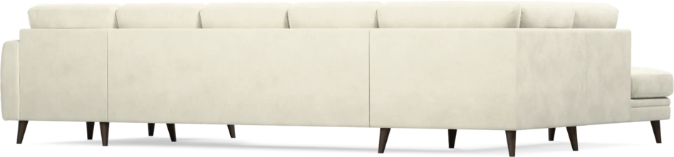 Eden - 3-sits soffa med divan vänster och schäslong höger - Vit
