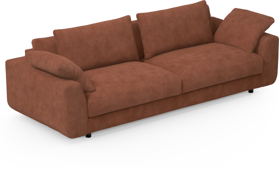 Amie - 4-sits soffa - Orange