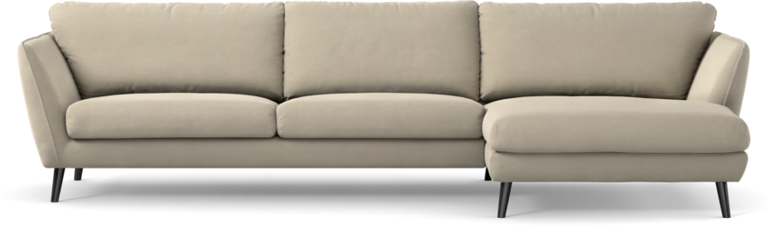Madison - 3-sits soffa med schäslong höger - Beige
