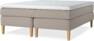 Delux Sense - Kontinentalsäng, dubbelsäng med bäddmadrass - Beige