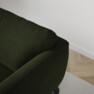 Madison Lux - 2-sits soffa med schäslong vänster - Grön