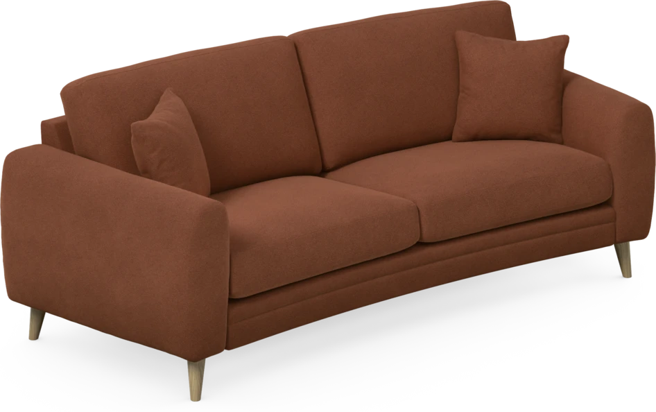 Eden - 2,5-sits soffa svängd - Orange