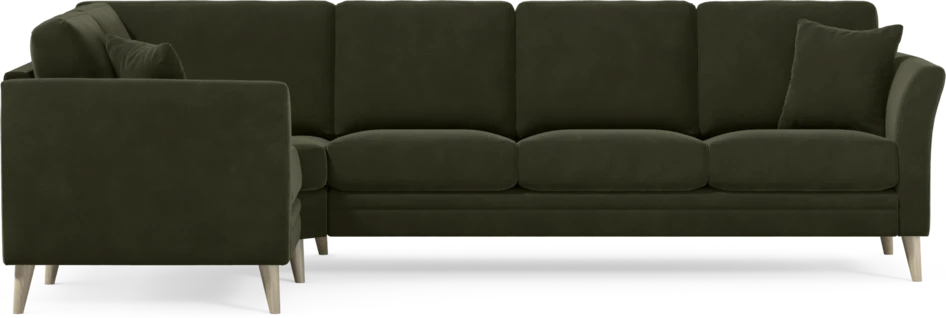 Eden - Hörnsoffa, 1+3-sits - Grön