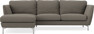 Madison Lux - 2-sits soffa med schäslong vänster - Brun