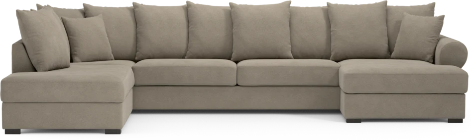 Town - 3-sits soffa med divan vänster och schäslong höger - Beige