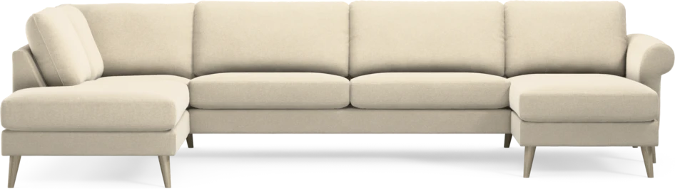 Bridge - 3-sits soffa med divan vänster och schäslong höger - Beige