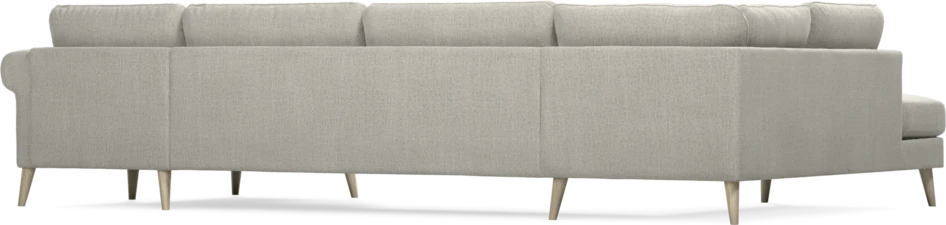 Bridge - 3-sits soffa med divan vänster och schäslong höger - Grå