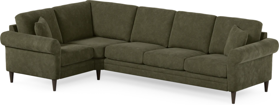Eden - Hörnsoffa, 1+3-sits - Grön