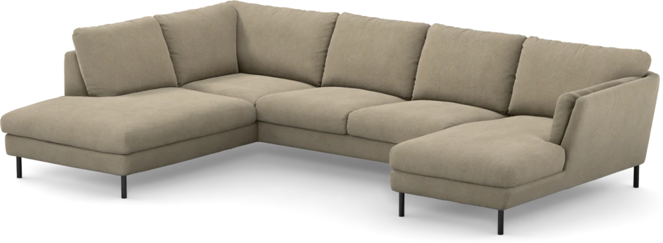Madison - 2-sits soffa med divan vänster och schäslong höger - Beige