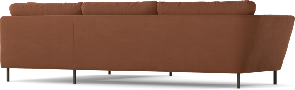 Madison Lux - 3-sits soffa med divan höger - Röd