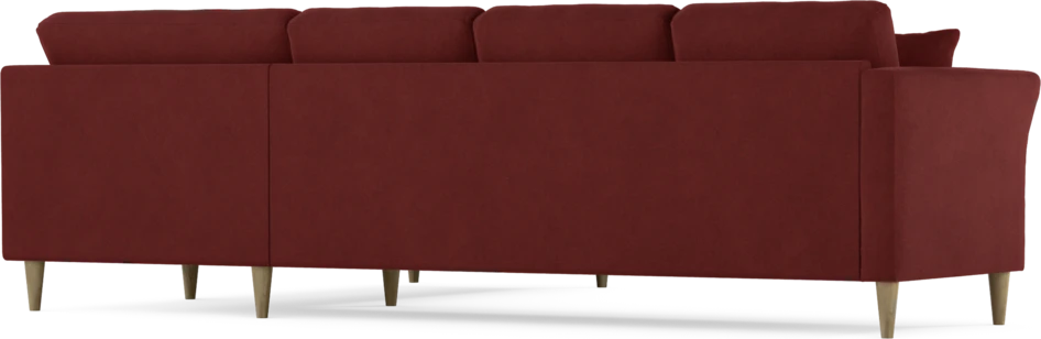 Eden - Hörnsoffa, 3+2-sits - Röd