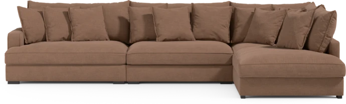 Rossi, 4-sits soffa med divan höger