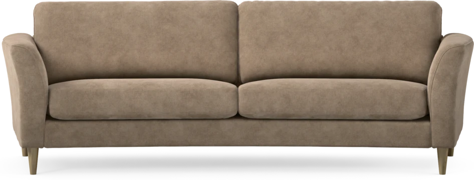Bridge - 3-sits soffa svängd - Beige